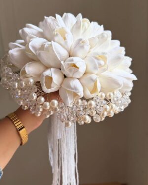 Tulip accessorised Bouquet
